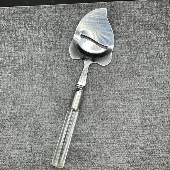 Vintage Cheese Slicer Frontier Forge Stainless Steel Clear Lucite Japan - Picture 1 of 8